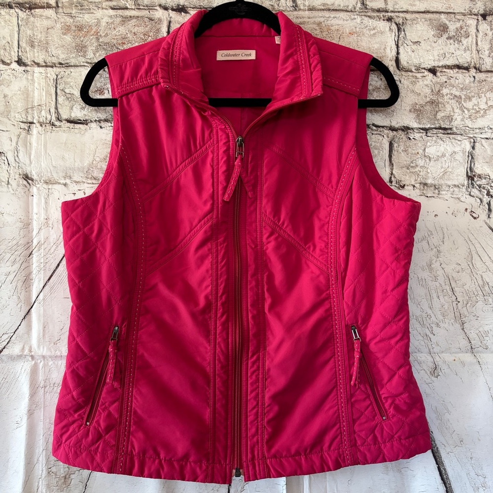 Coldwater Creek Pink Vest - Picture 2 of 8